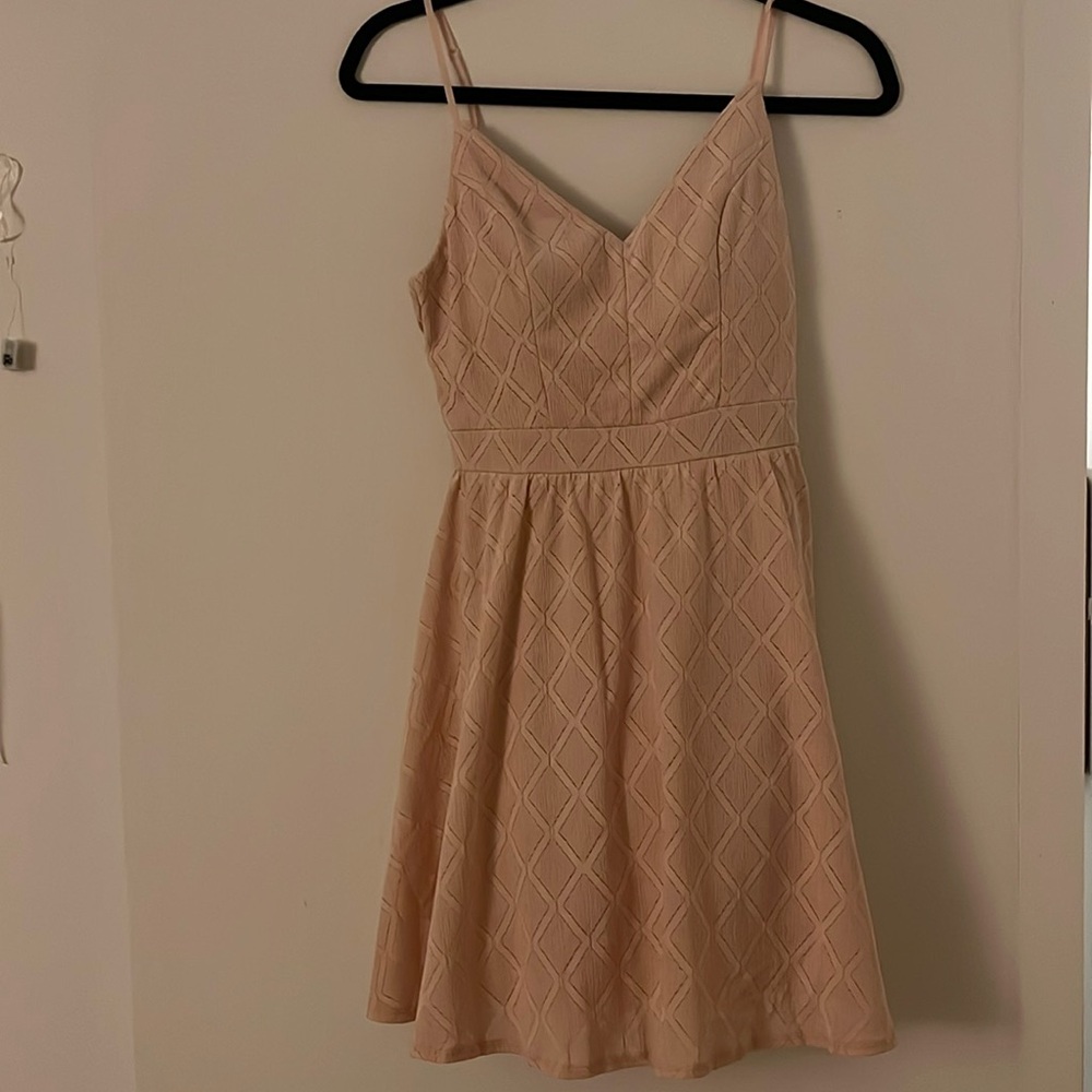 Macy’s pink sleeveless dress